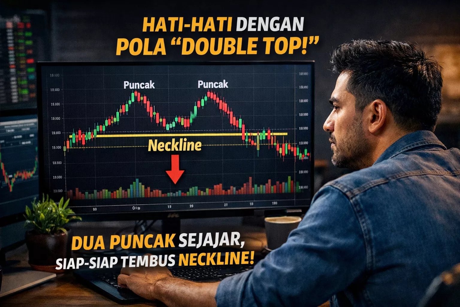 apa itu double top pattern