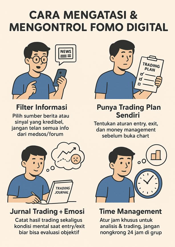 Cara mengatasi FOMO saat trading