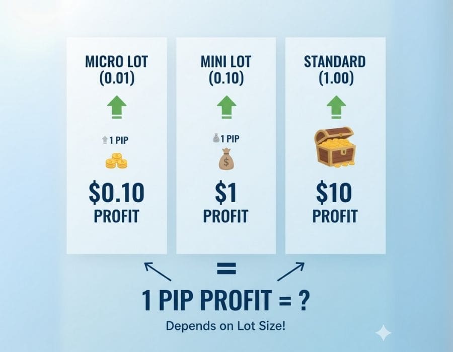 Keuntungan PIP trading forex