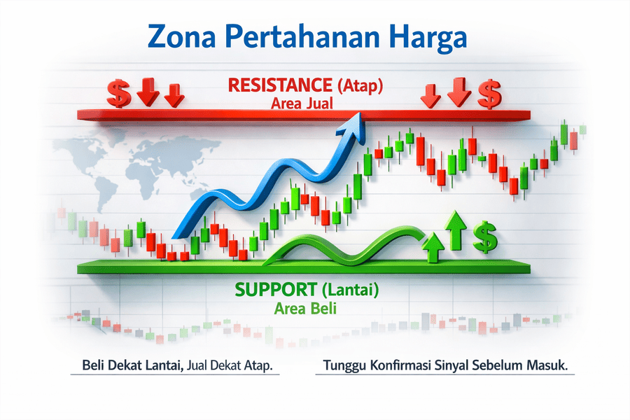 zona pertahan harga