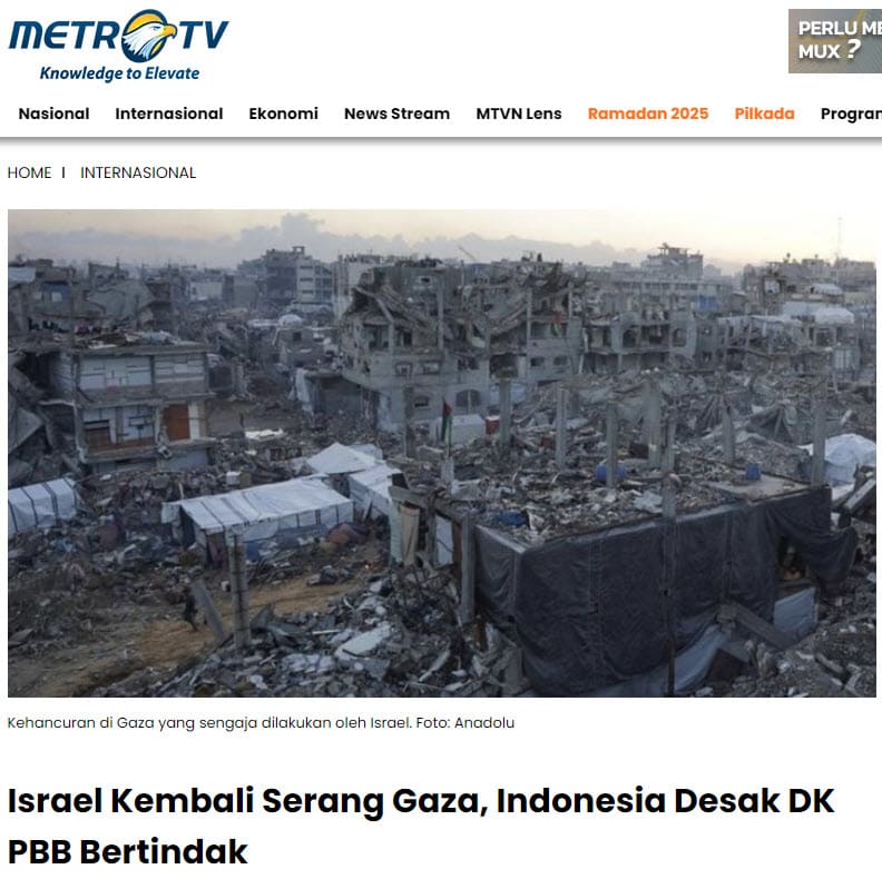 Berita Gaza Hari ini