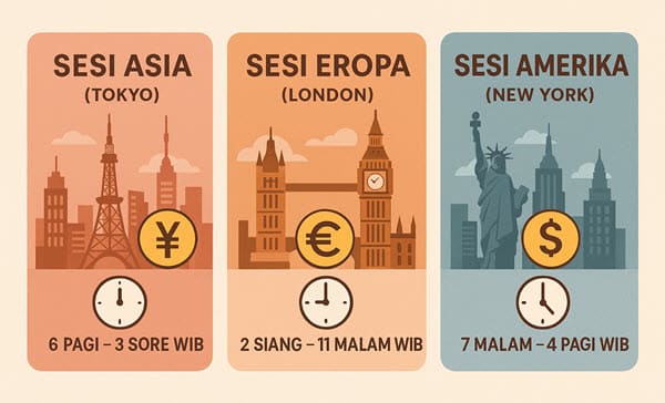 Jan trading sesi pasar forex