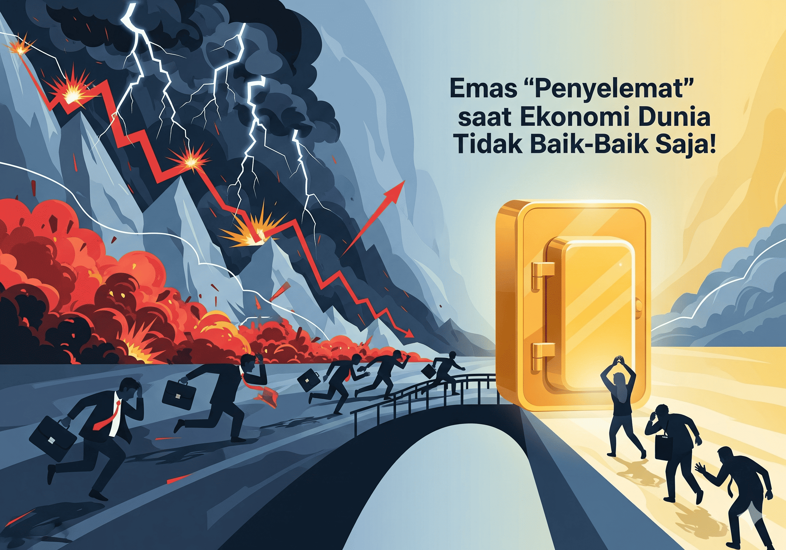Emas sebagai oenyelamat saat ekonomi gak baik2 saja