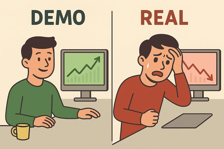 Akun Demo Trading VS akun real