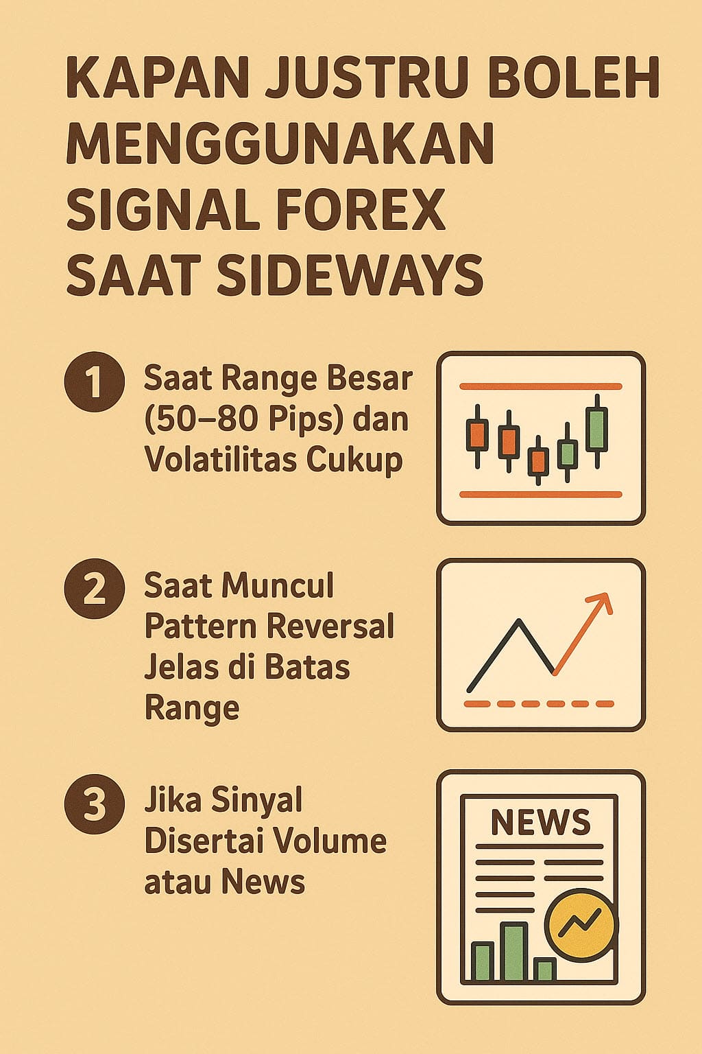 Kapan pake signal saat market sideways