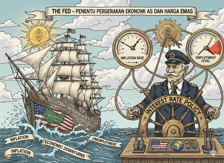 The FED penentu stabilitas Ekonomi AS
