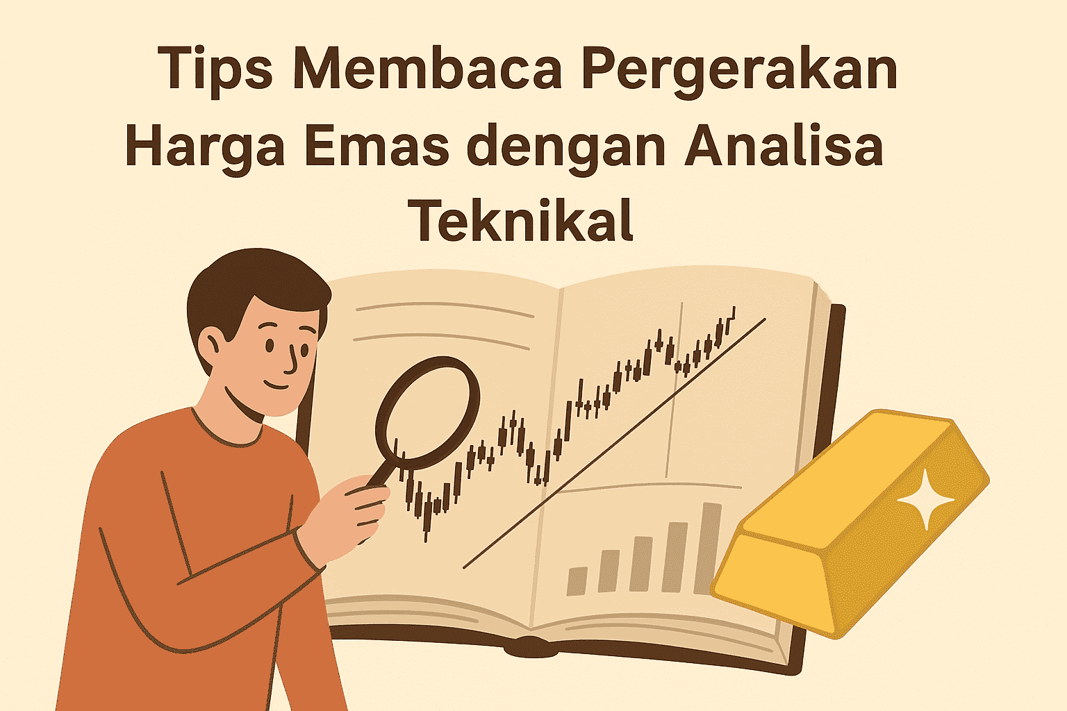 Membaca pergerakan emas dengan analisa teknikal