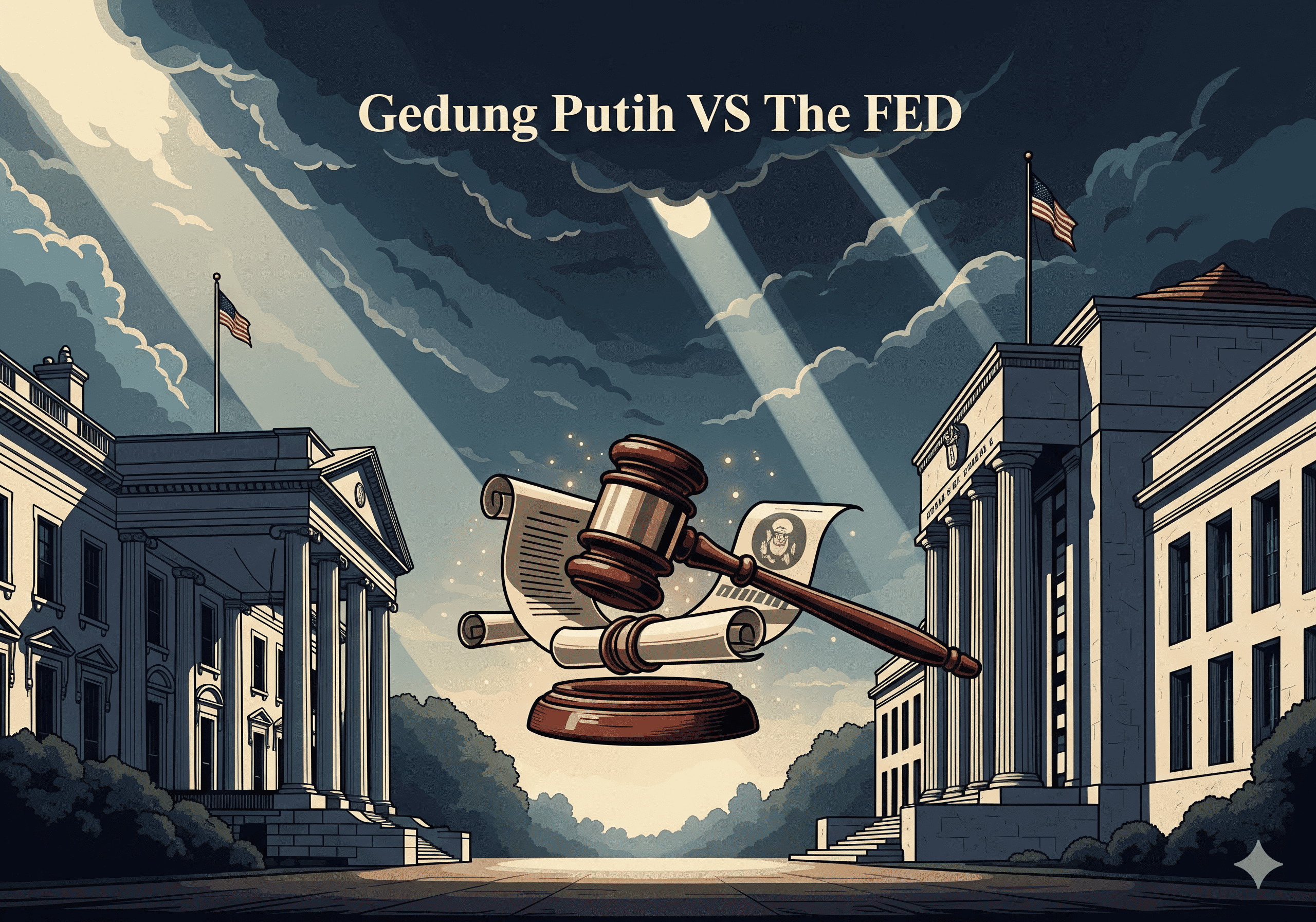 Gedung Putih VS The FED