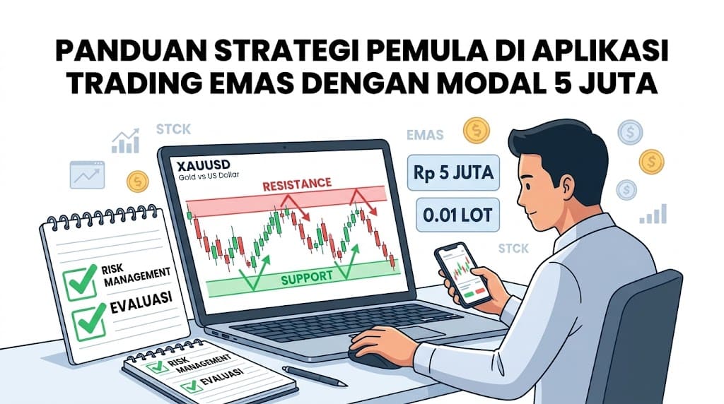 Cara untung trading emas dengan aplikasi trading emas