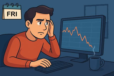 Trading hari jumat seperti roller coaster