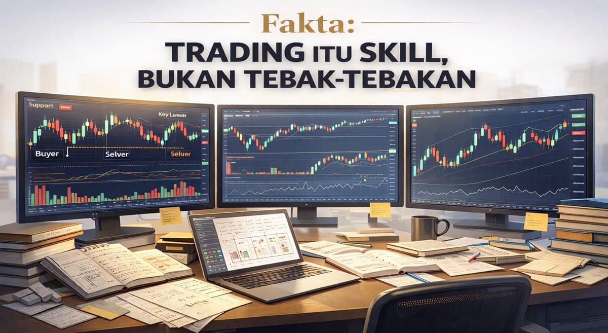 trading skill itu bukan tebak-tebakan