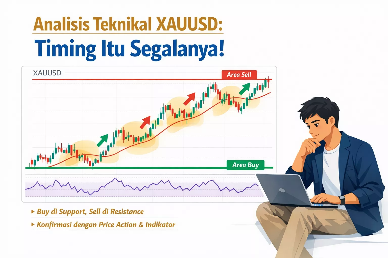 Analisa teknikal XAUUSD