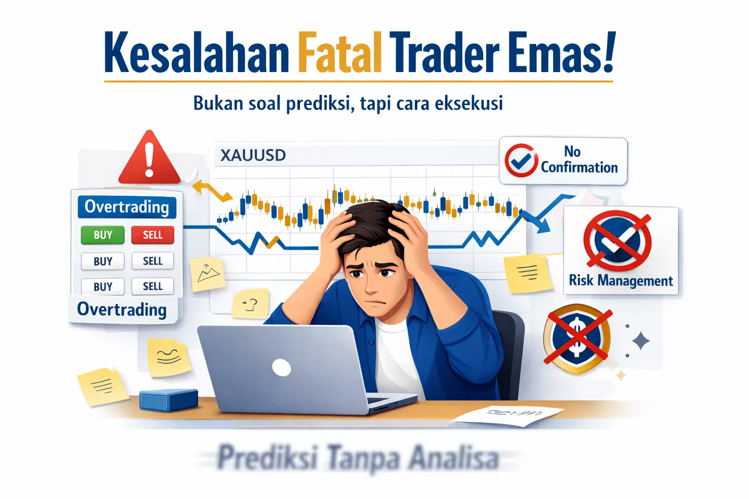 kesalahan trader emas