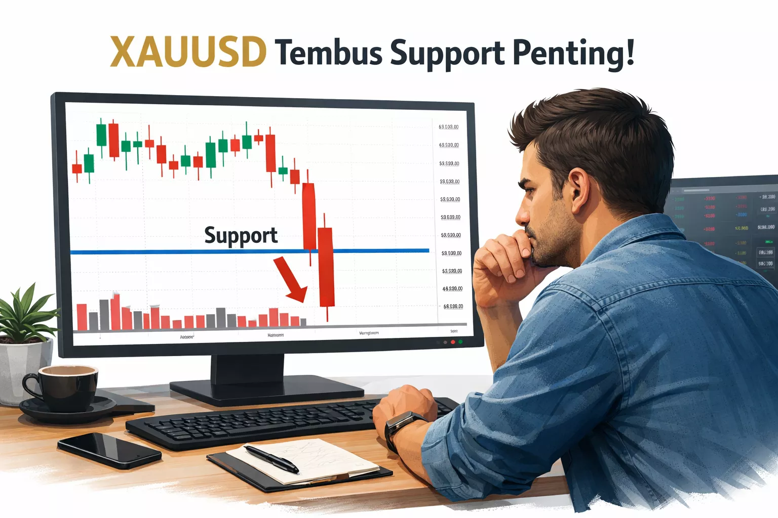 skenario XAUUSD