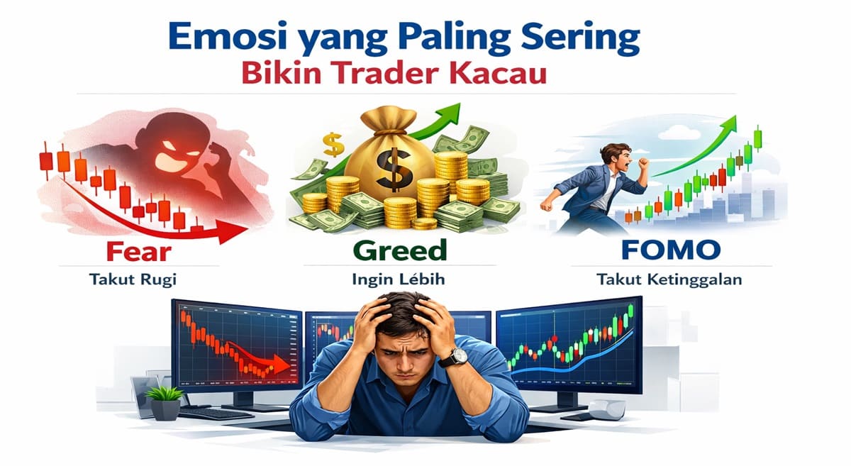 Emosi yang bikin trader kacau