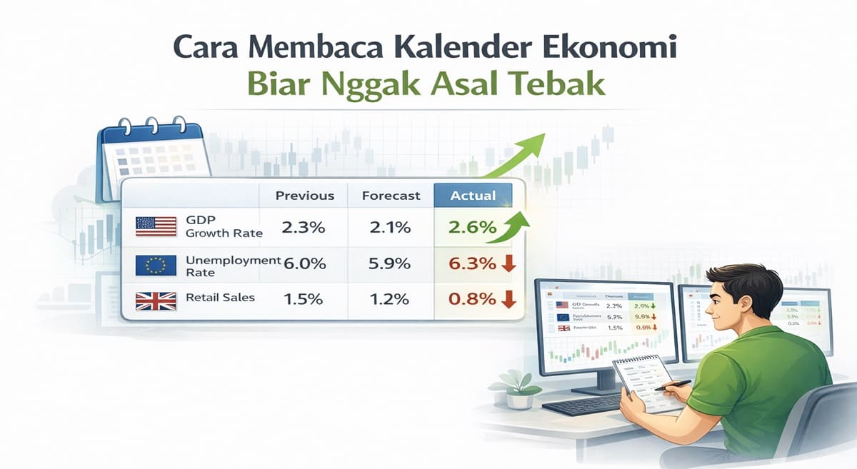 Cara membaca kalender ekonomi