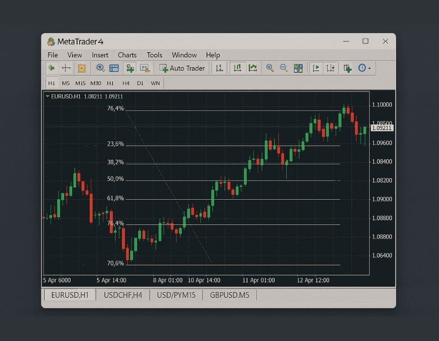 Cara menggunakan Fibonacci di MT 4