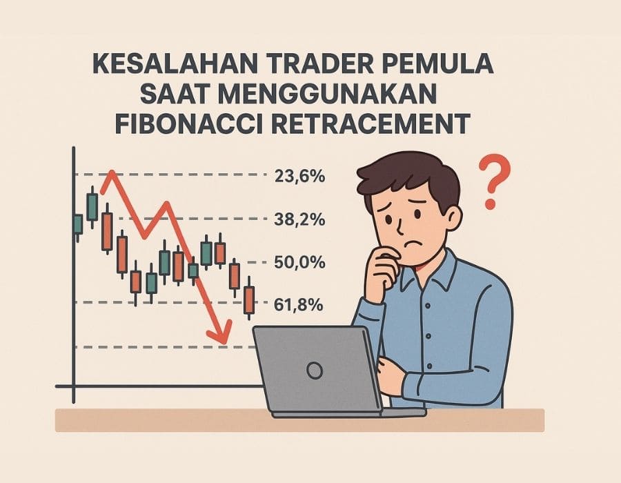 Kesalahan trader pemula menggunakan Fibonacci Retracement