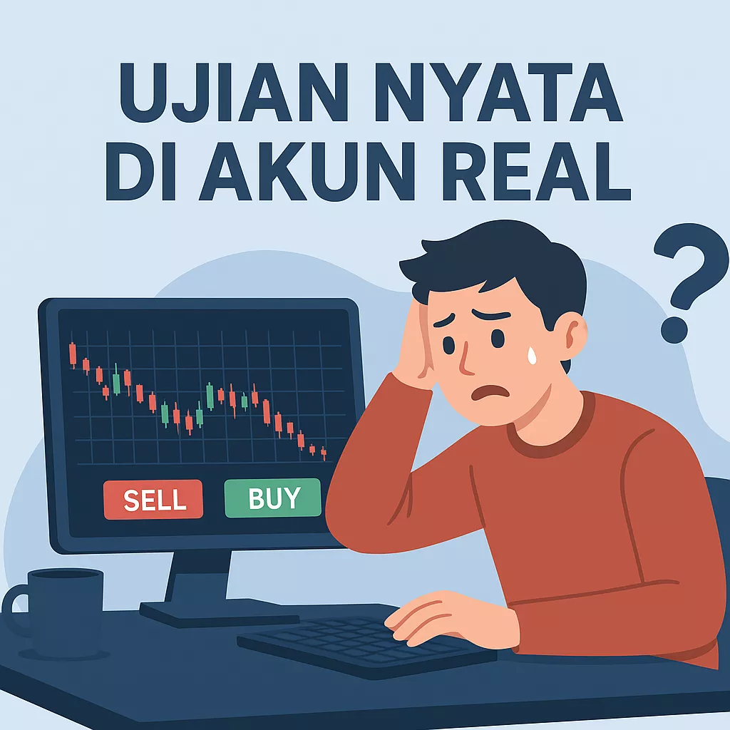 Ujian nyata di akun real