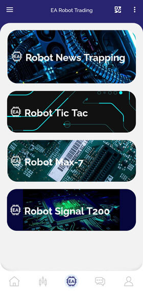 Robot Trading Forex di QuickPro App