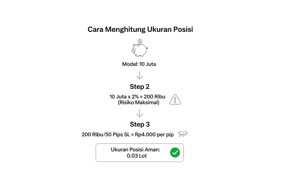 Cara menghitung money management trading