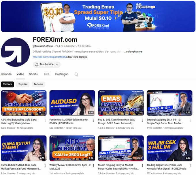 Sekolah Trading Youtube