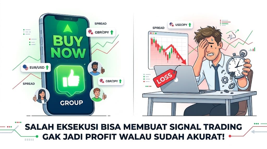 Eksekusi signal trading