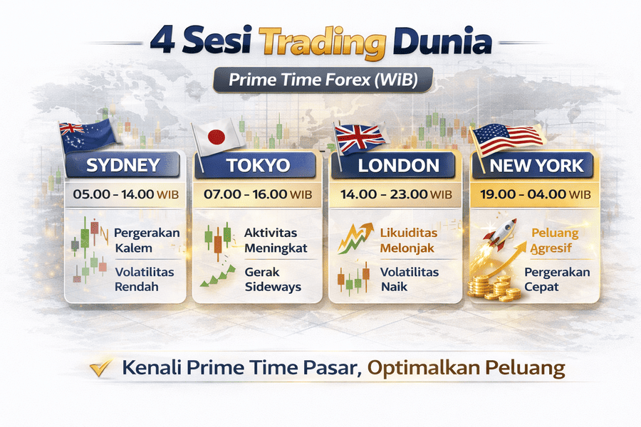 4 sesi trading dunia