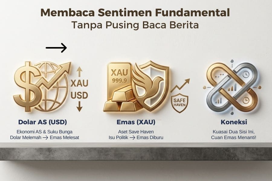 Membaca sentimen fundamental