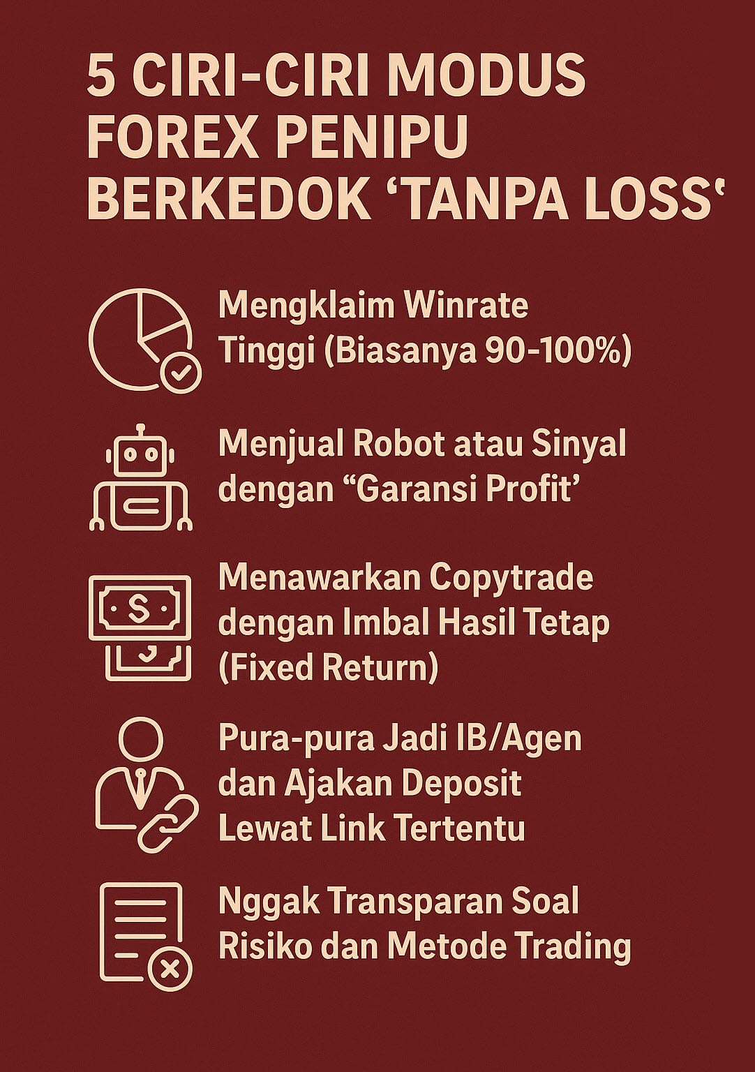 Ciri penipu scam forex