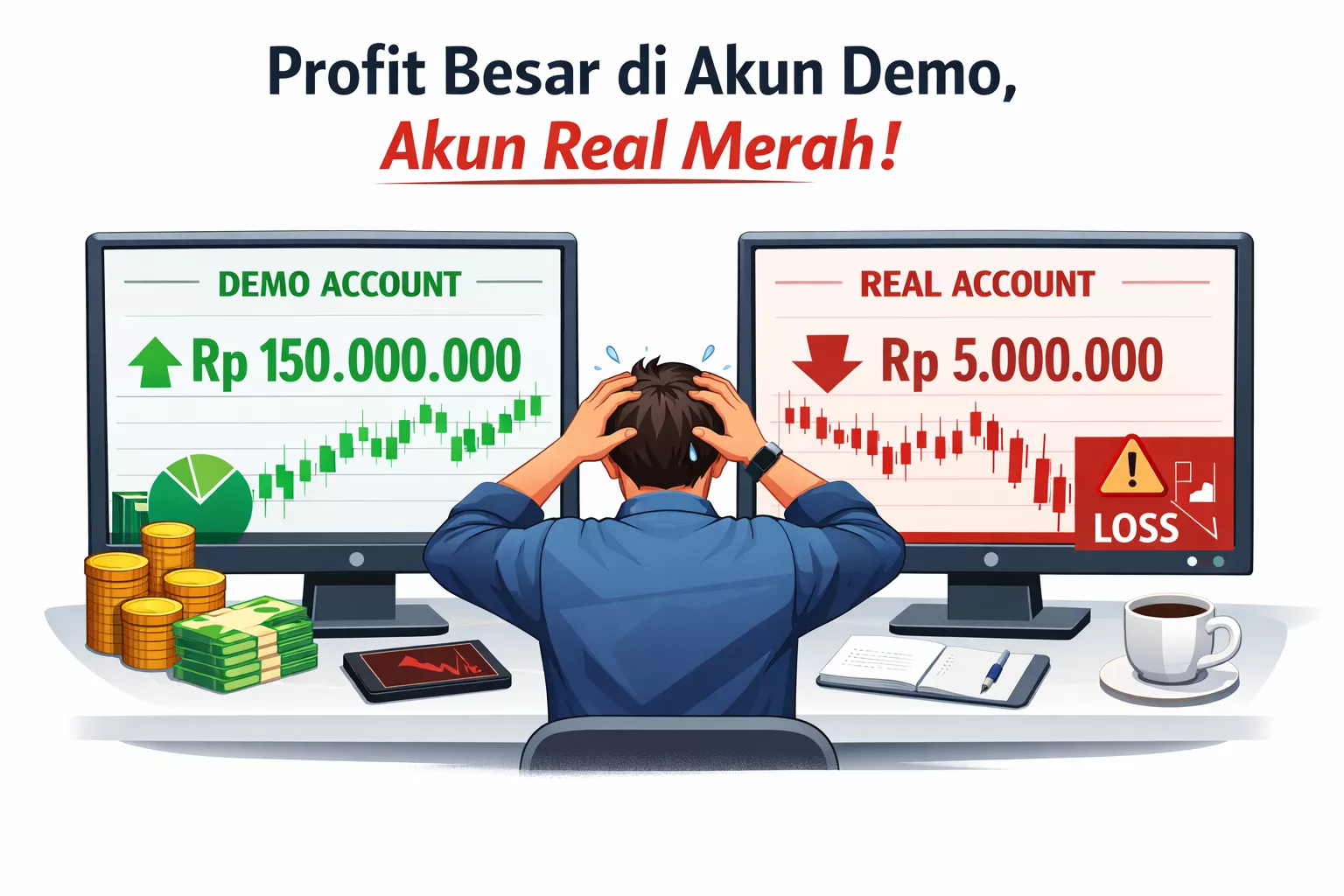 kenapa banyak trader demo profit