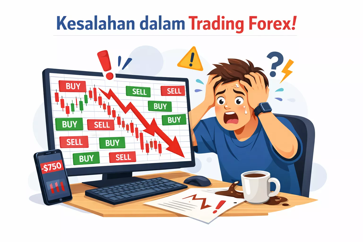 Kesalahan trader saat beralih ke akun real