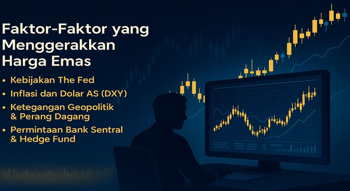 Faktor yang menggerakan harga emas
