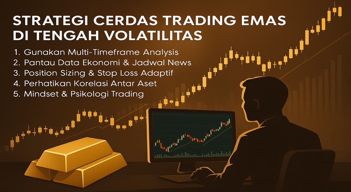 Strategi trading emas di pasar volatile