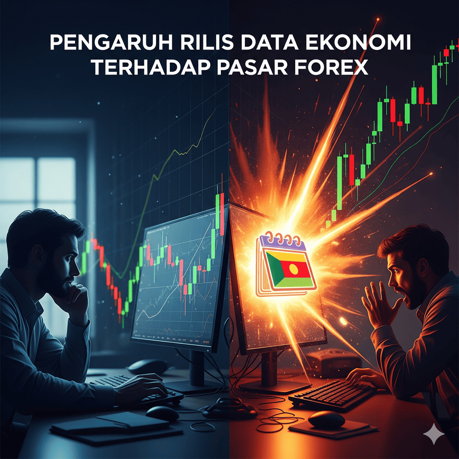Pengaruh rilis data ekonomi