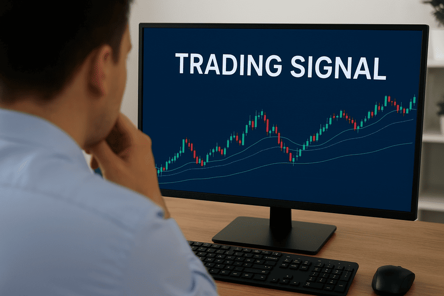 Trading menggunakan signal