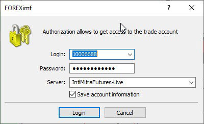 Langkah 7 Login ke MetaTrader 4