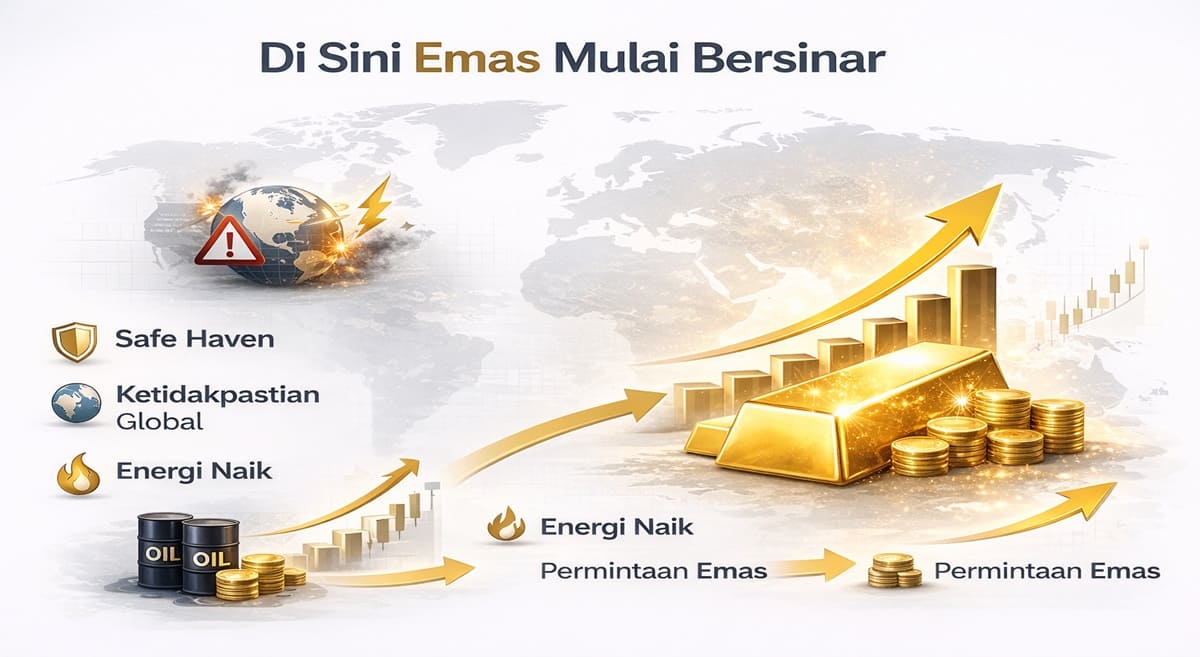 Kilau emas Forex