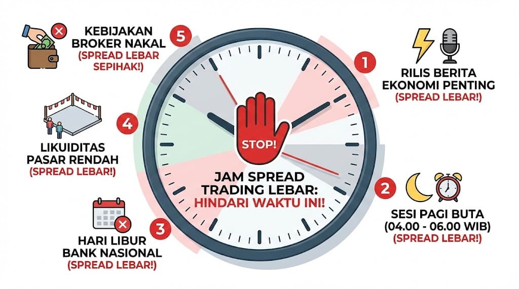 Spread lebar