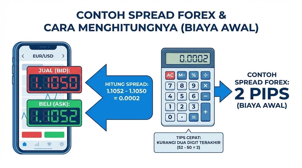 contoh spread forex