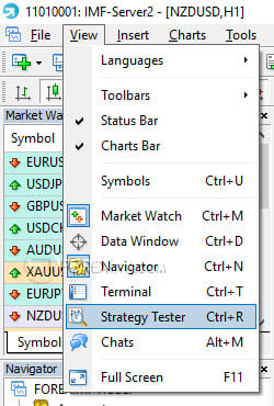 Cara Backtest Strategi Forex di MT4 dengan Strategy Tester