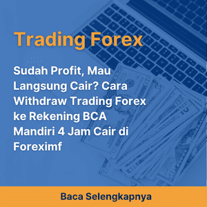 Sudah Profit, Mau Langsung Cair? Cara Withdraw Trading Forex ke Rekening BCA Mandiri 4 Jam Cair di Foreximf